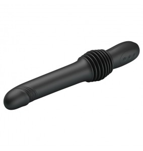 PRETTY LOVE - The Warrior Auto Thrusting Vibrators (Chargeable - Black)